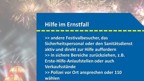 Präventionshinweise zum Thema "Hilfe im Ernstfall"