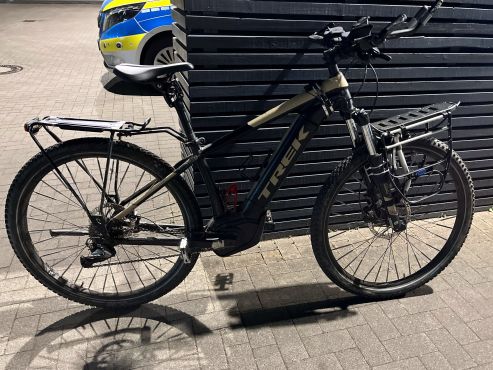 Foto des sichergestellten Pedelecs