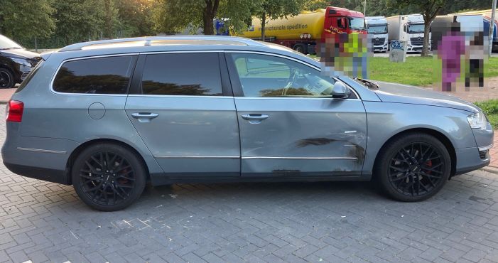 Beschädigter VW